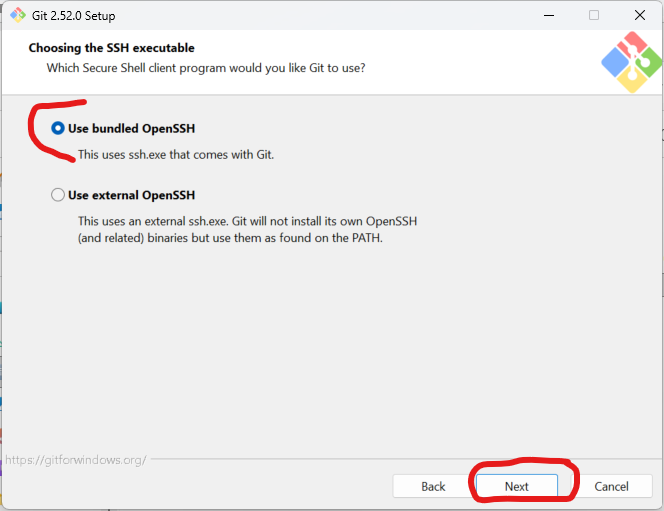 Client SSH pour Git Bash