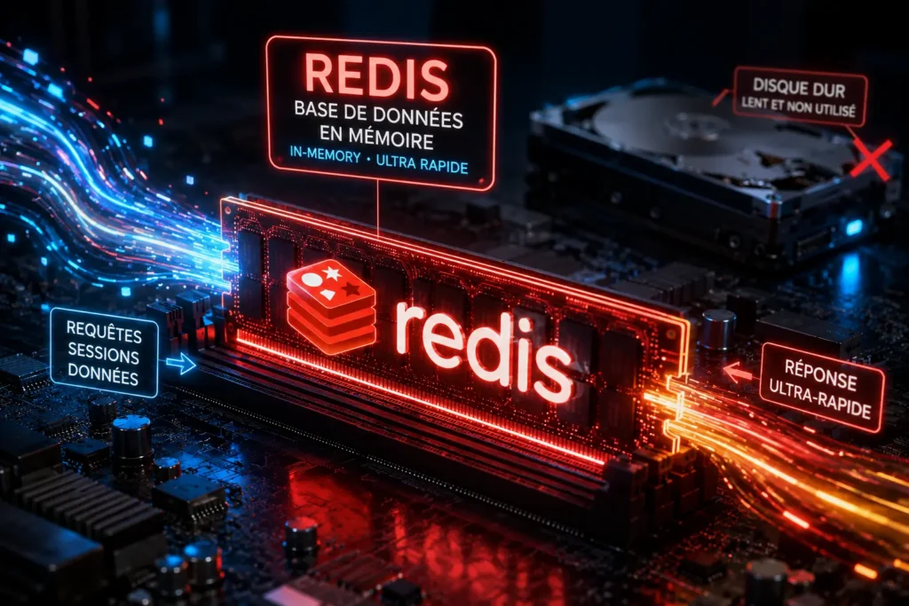 Base de données Redis en mémoire RAM redis-illustration